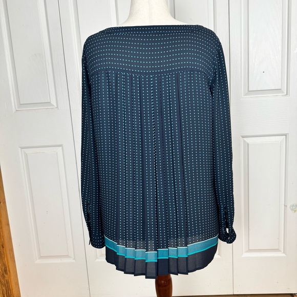 Loft Polka Dot Long Sleeve Blouse - Picture 4 of 6